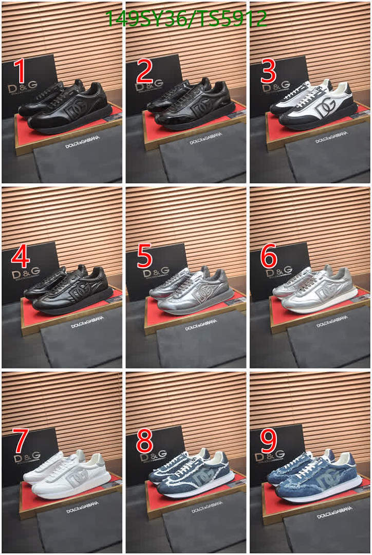D&G-Men shoes Code: TS5912 $: 149USD
