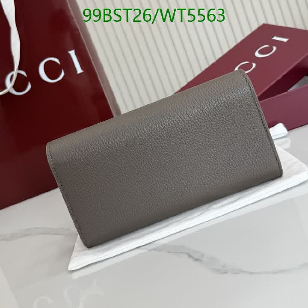 Gucci-Wallet Mirror Quality Code: WT5563 $: 99USD