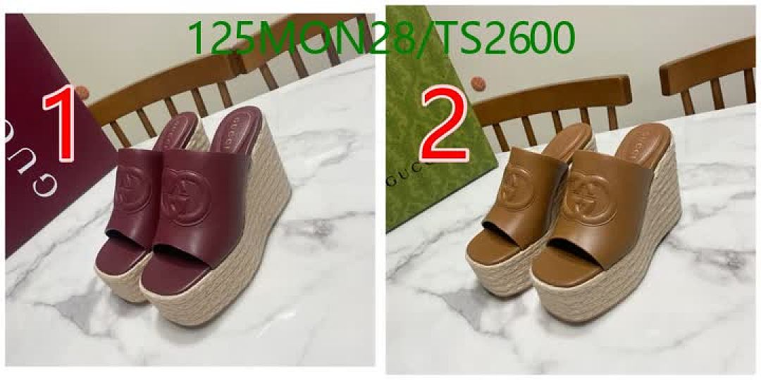 Gucci-Women Shoes Code: TS2600 $: 125USD