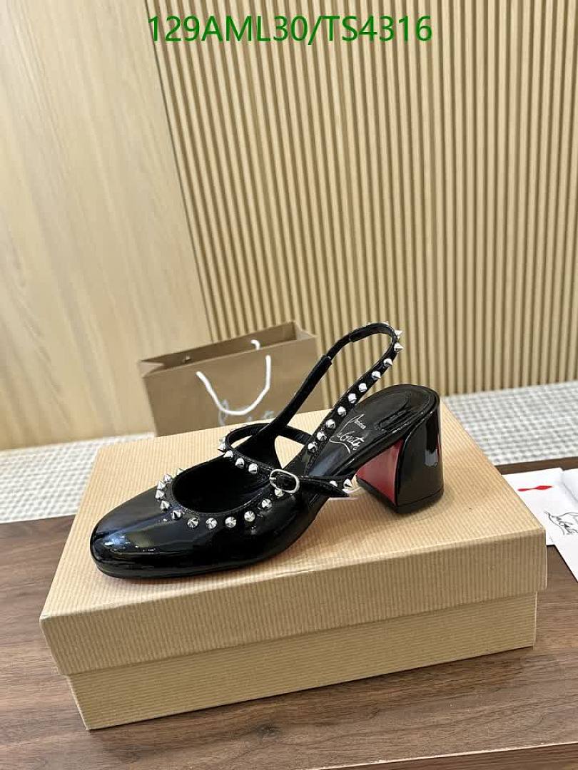 Christian Louboutin-Women Shoes Code: TS4316 $: 129USD