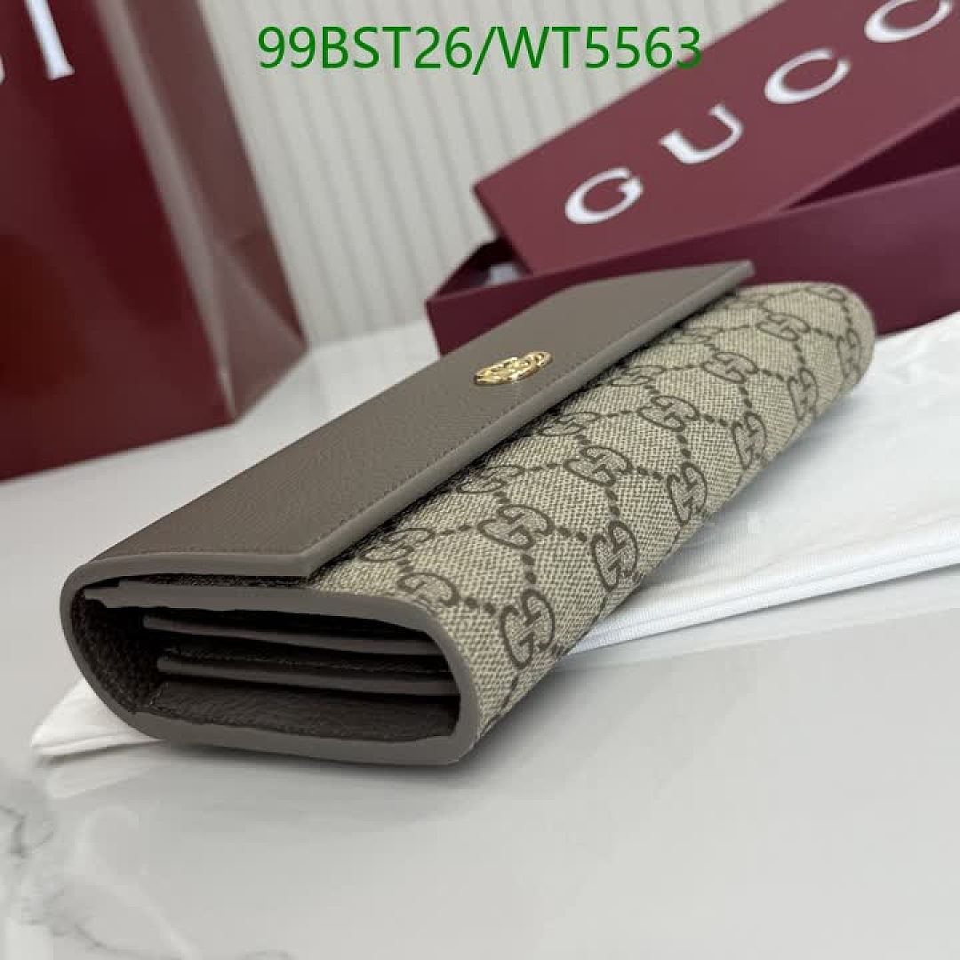 Gucci-Wallet Mirror Quality Code: WT5563 $: 99USD