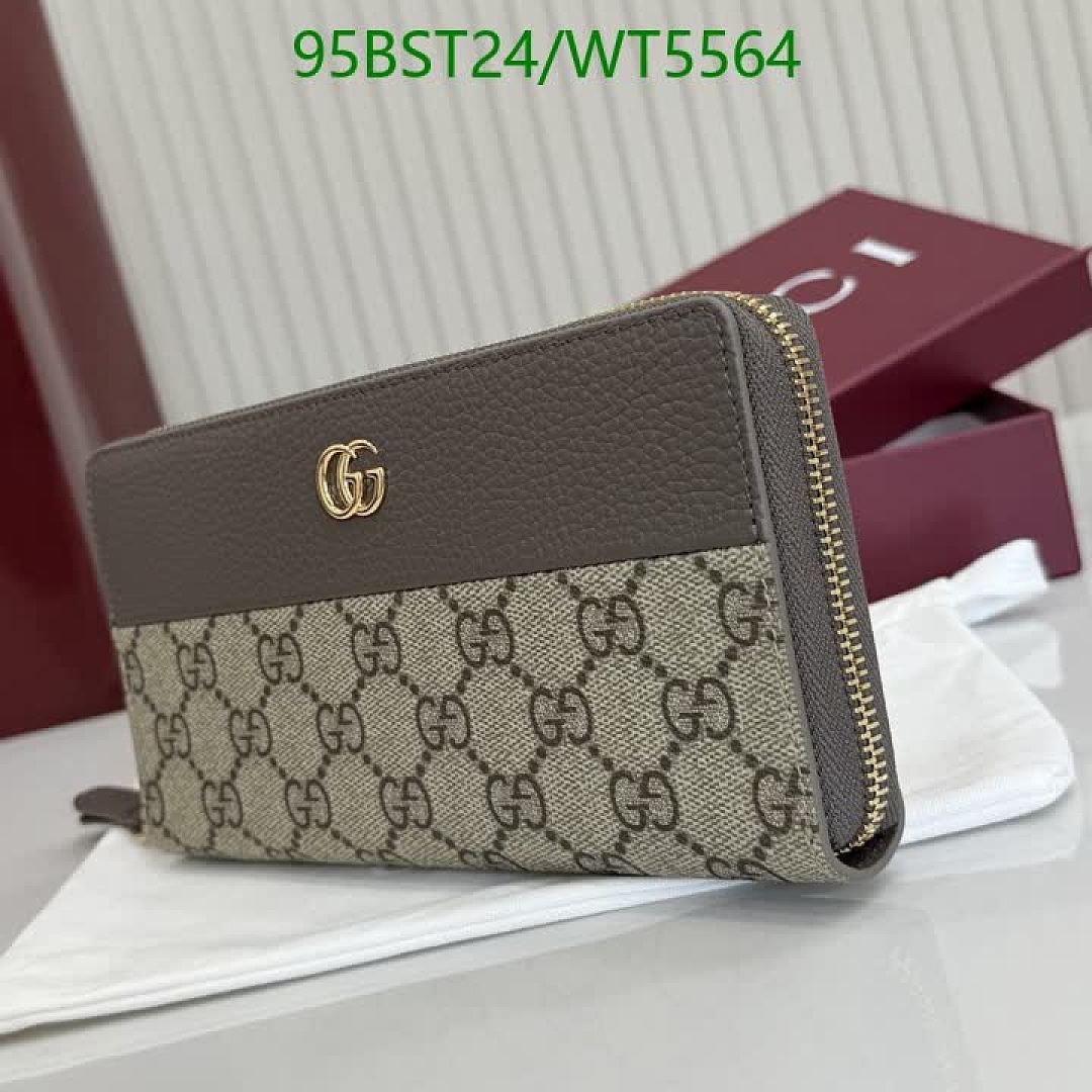Gucci-Wallet Mirror Quality Code: WT5564 $: 95USD
