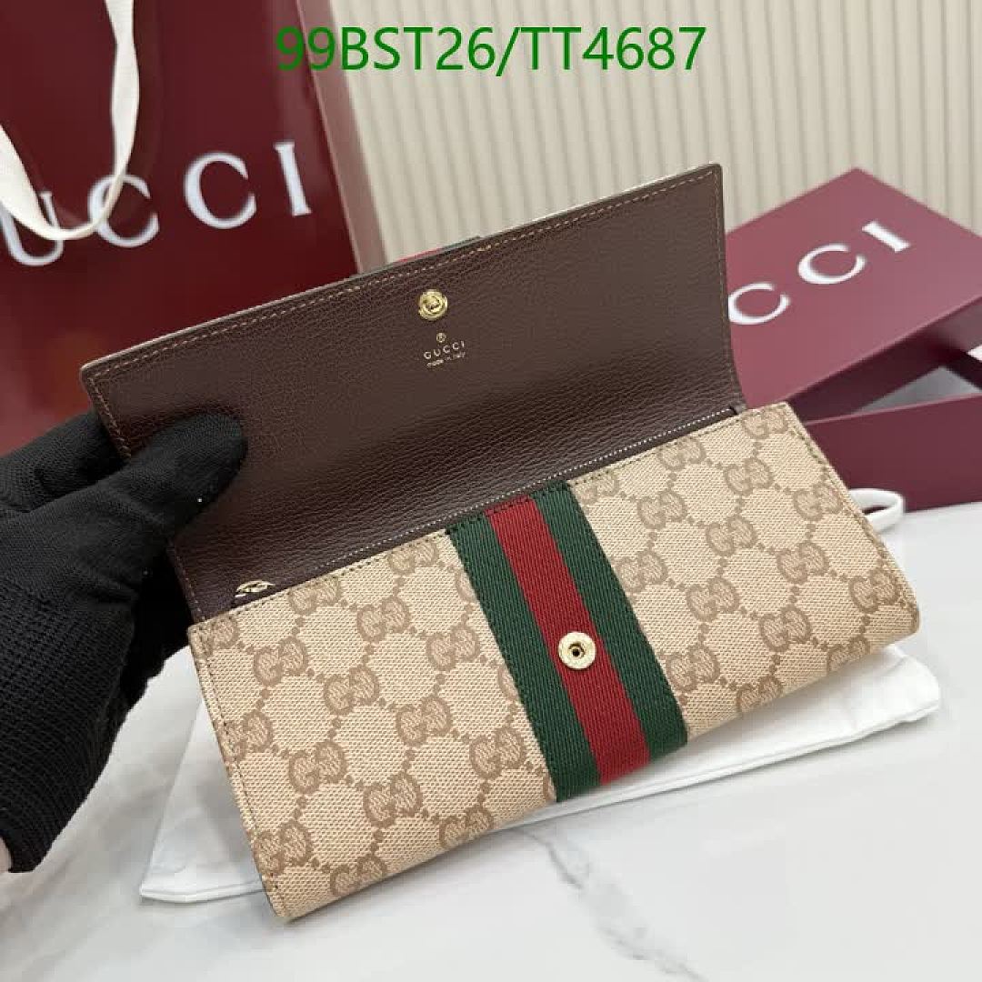 Gucci-Wallet Mirror Quality Code: TT4687 $: 99USD