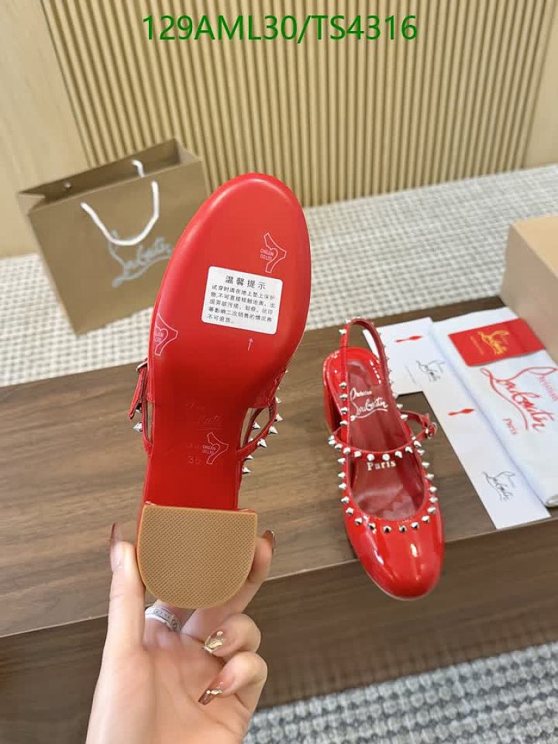 Christian Louboutin-Women Shoes Code: TS4316 $: 129USD