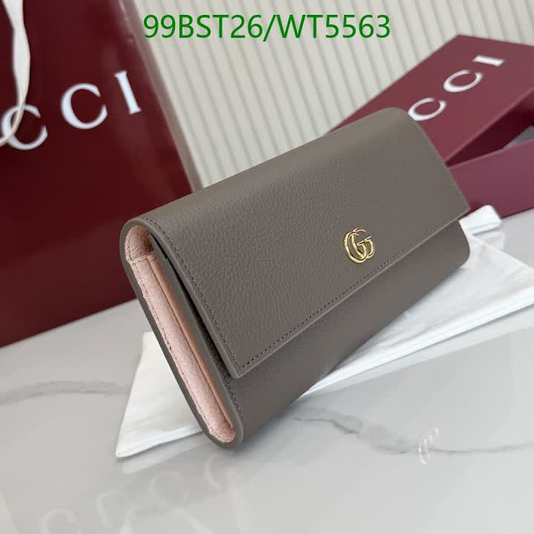Gucci-Wallet Mirror Quality Code: WT5563 $: 99USD