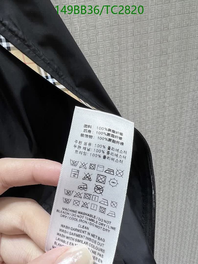 Burberry-Clothing Code: TC2820 $: 149USD