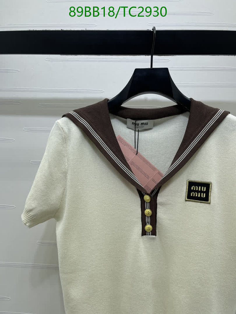Miu Miu-Clothing Code: TC2930 $: 89USD