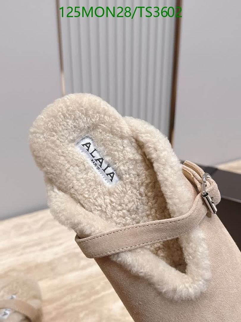 Alaia-Women Shoes Code: TS3602 $: 125USD