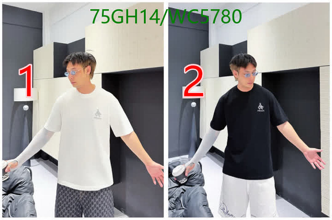 Prada-Clothing Code: WC5780 $: 75USD