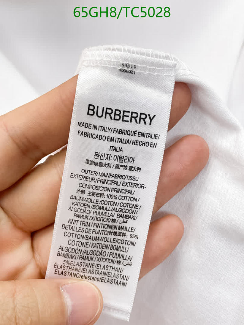 Burberry-Clothing Code: TC5028 $: 65USD