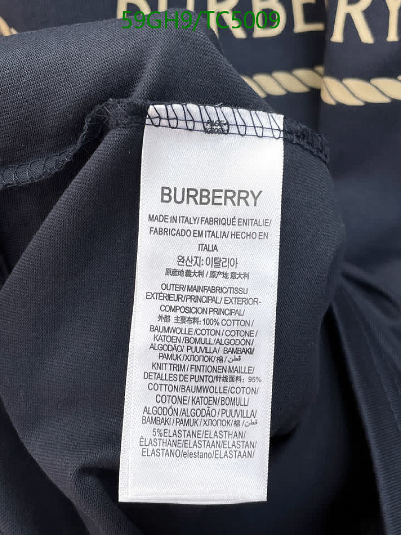 Burberry-Clothing Code: TC5009 $: 59USD