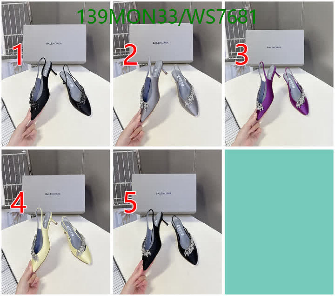 Balenciaga-Women Shoes Code: WS7681 $: 139USD