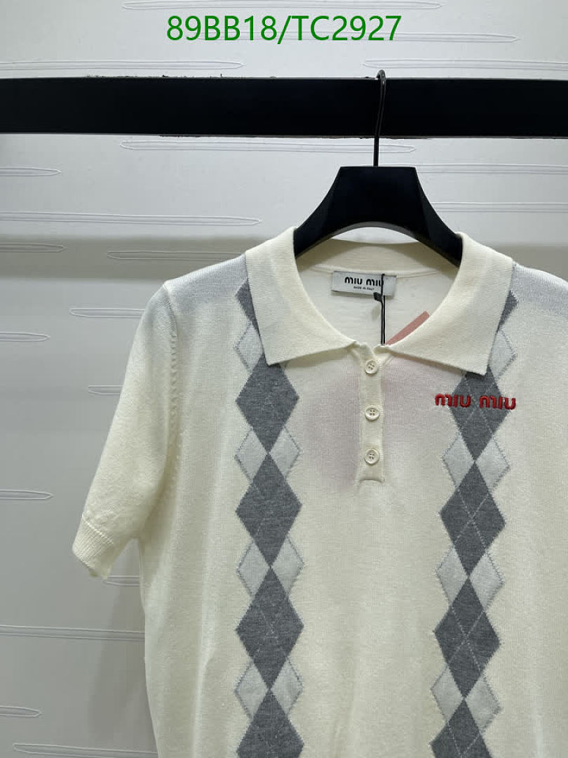 Miu Miu-Clothing Code: TC2927 $: 89USD