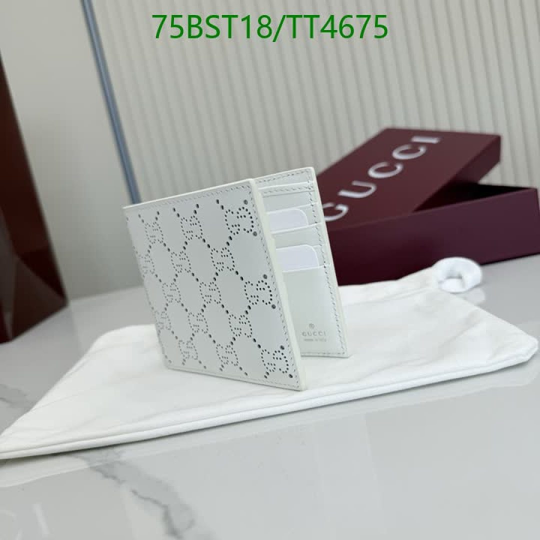 Gucci-Wallet Mirror Quality Code: TT4675 $: 75USD