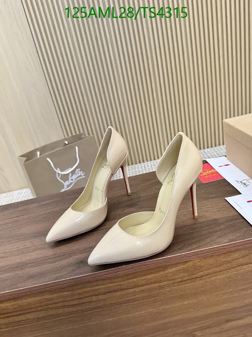 Christian Louboutin-Women Shoes Code: TS4315 $: 125USD