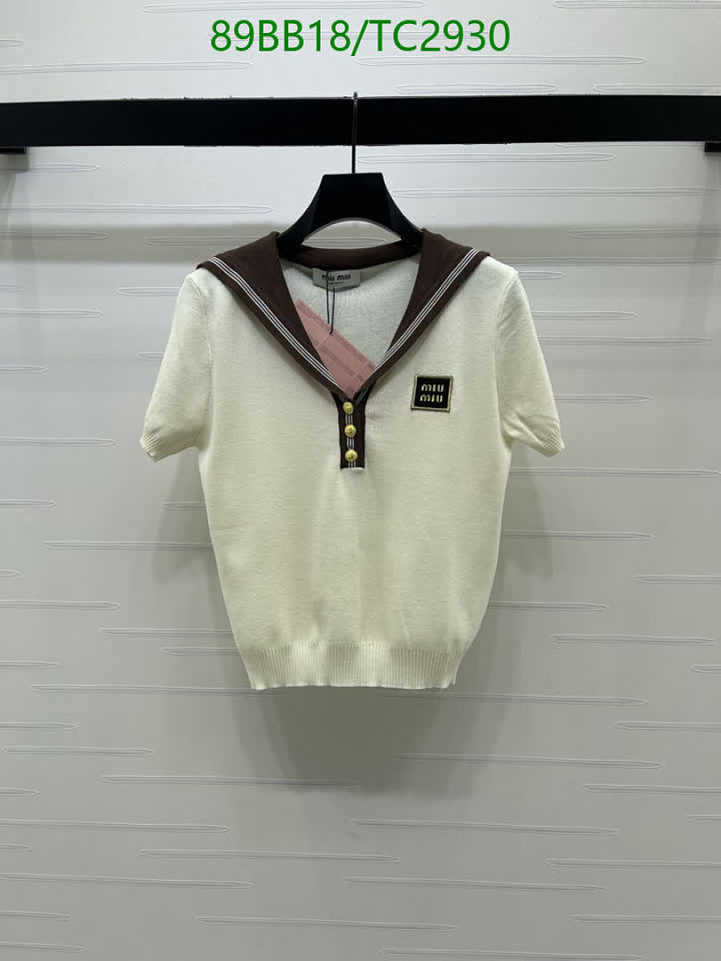 Miu Miu-Clothing Code: TC2930 $: 89USD