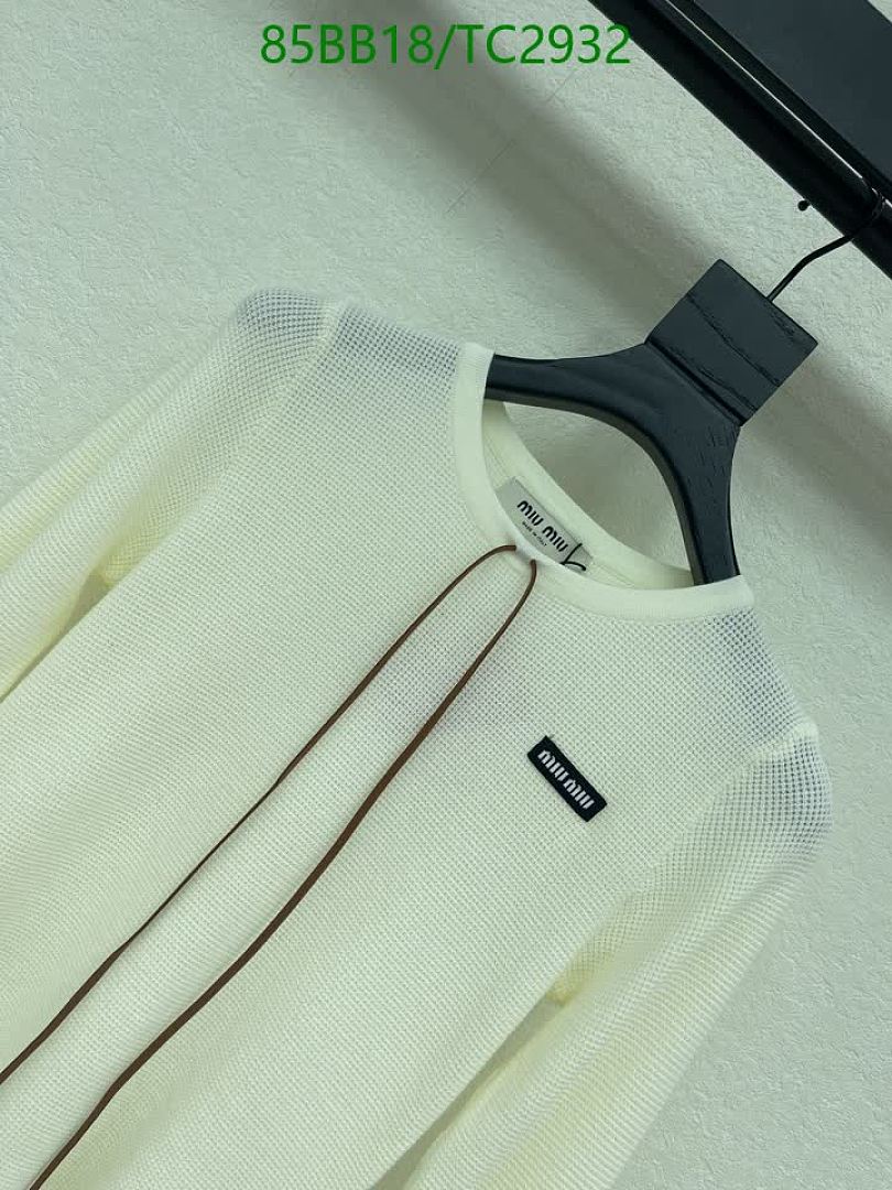 Miu Miu-Clothing Code: TC2932 $: 85USD
