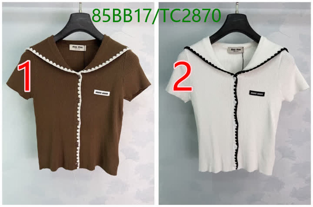 Miu Miu-Clothing Code: TC2870 $: 85USD