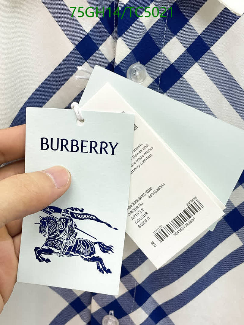 Burberry-Clothing Code: TC5021 $: 75USD