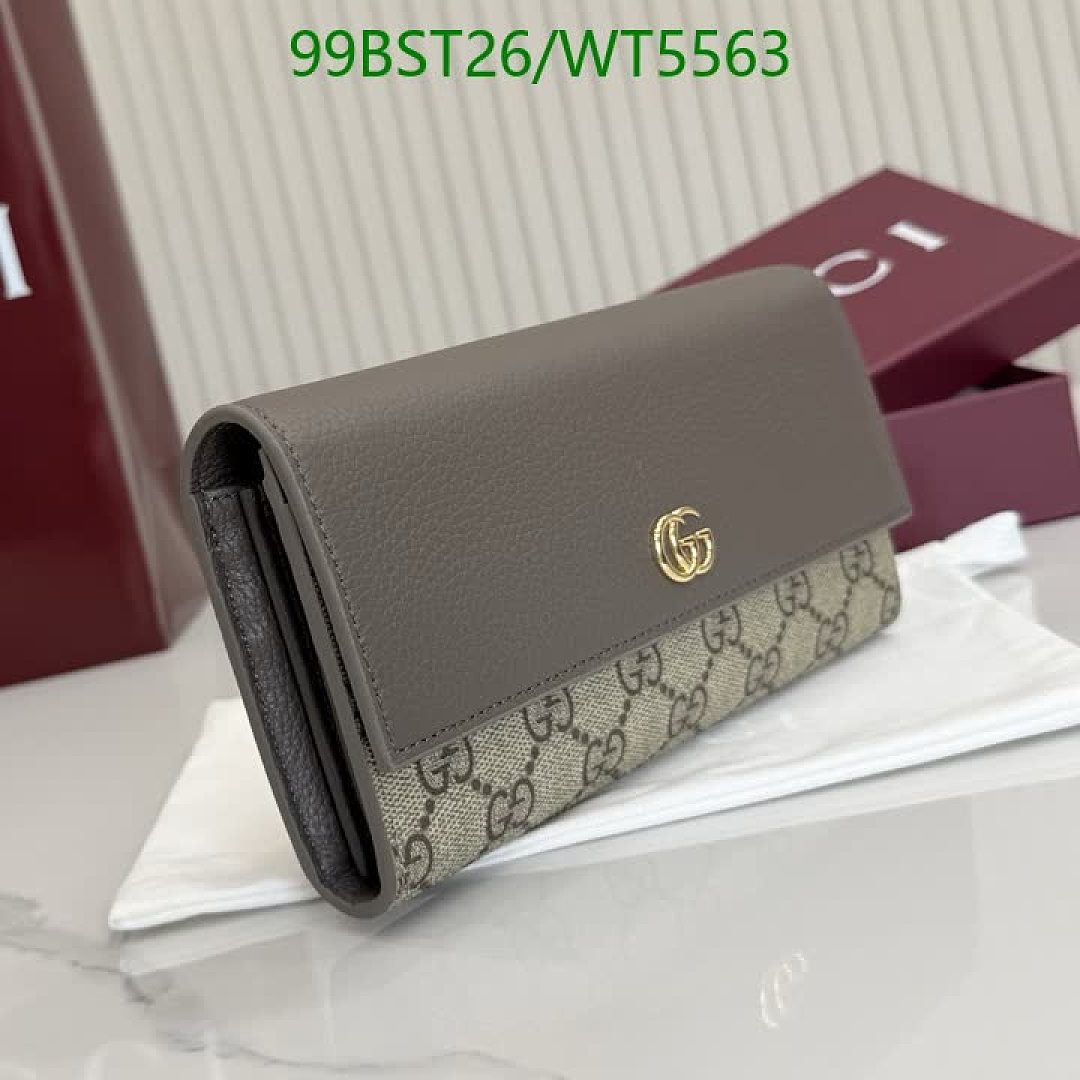 Gucci-Wallet Mirror Quality Code: WT5563 $: 99USD