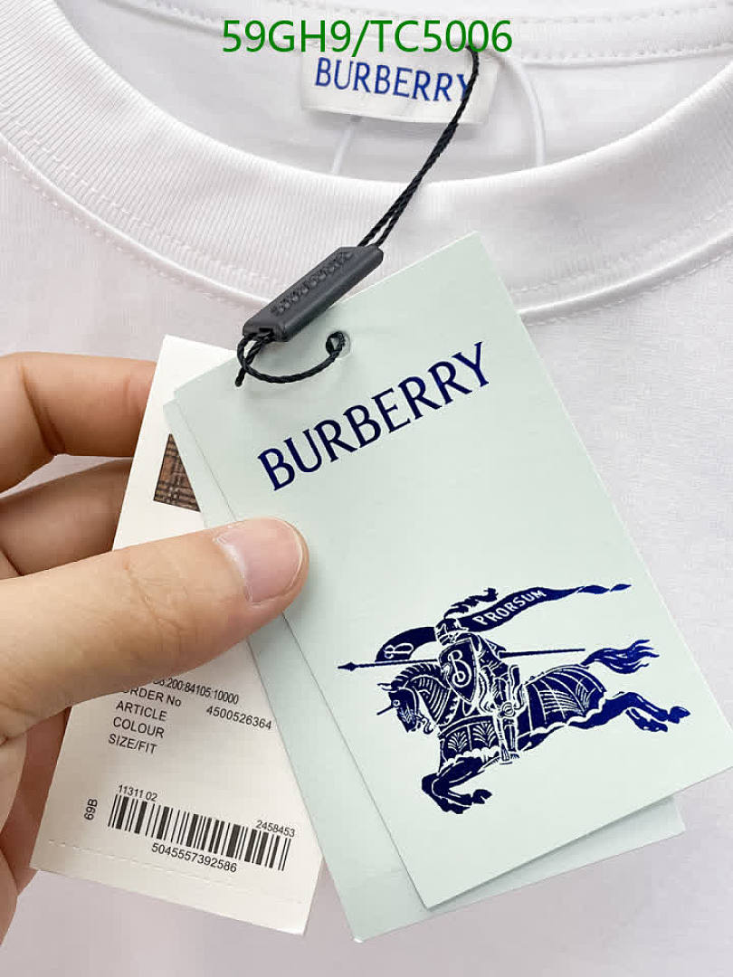 Burberry-Clothing Code: TC5006 $: 59USD
