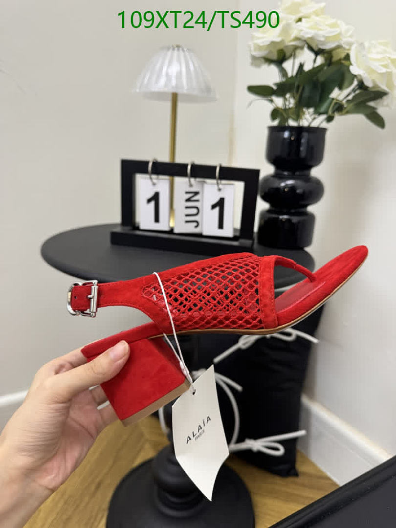 Alaia-Women Shoes Code: TS490 $: 109USD