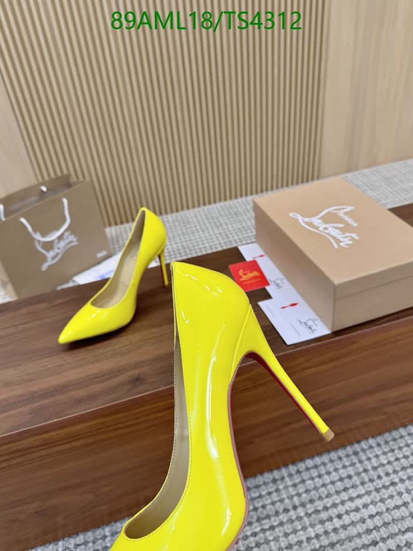 Christian Louboutin-Women Shoes Code: TS4312 $: 89USD