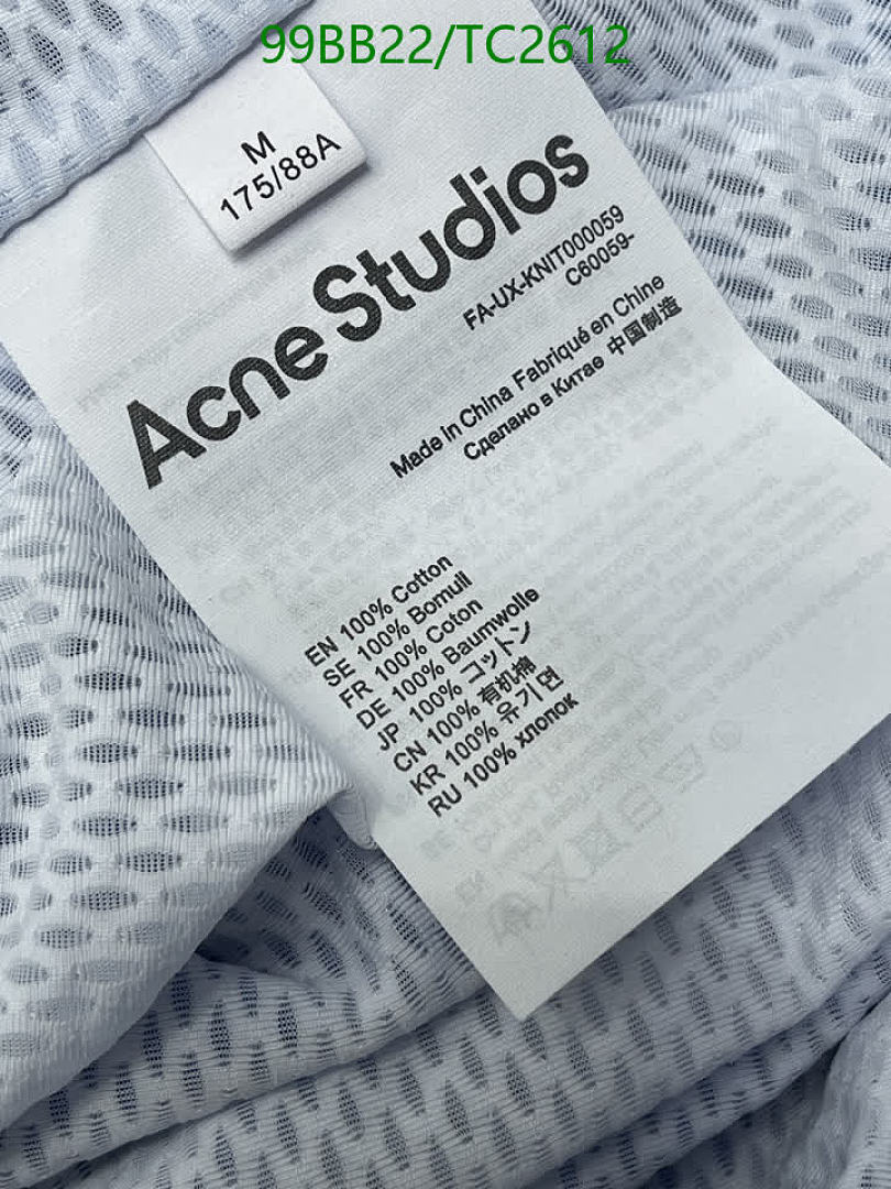 Acne Studios-Clothing Code: TC2612 $: 99USD