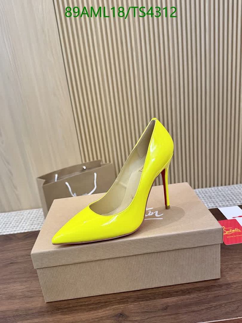 Christian Louboutin-Women Shoes Code: TS4312 $: 89USD
