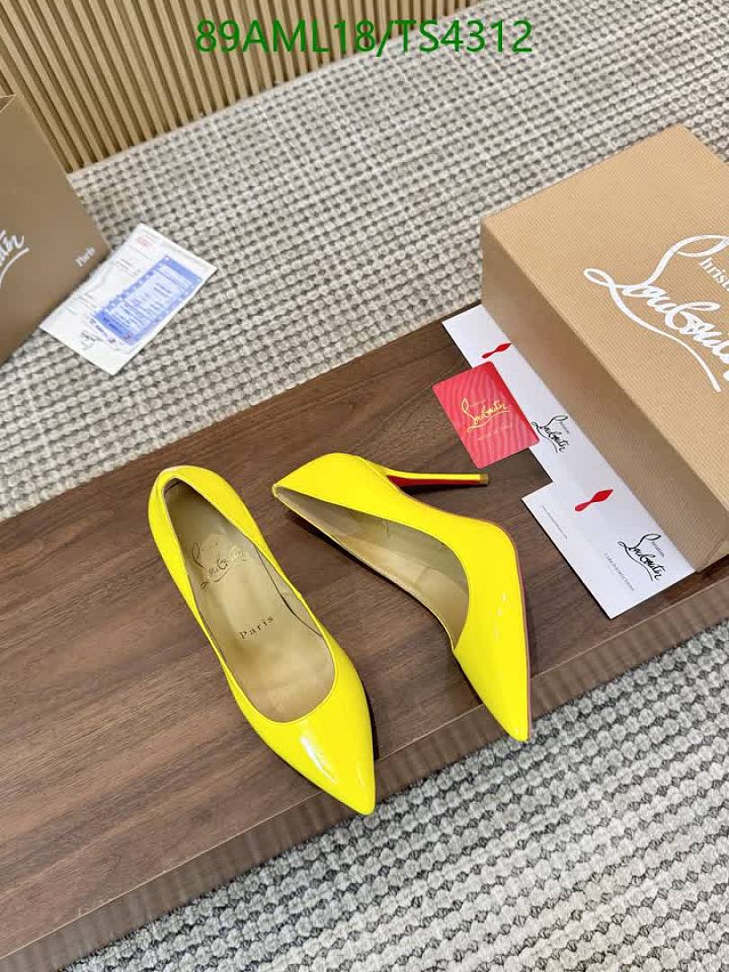 Christian Louboutin-Women Shoes Code: TS4312 $: 89USD