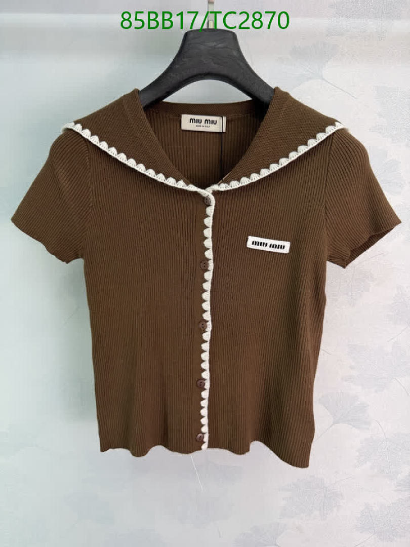 Miu Miu-Clothing Code: TC2870 $: 85USD