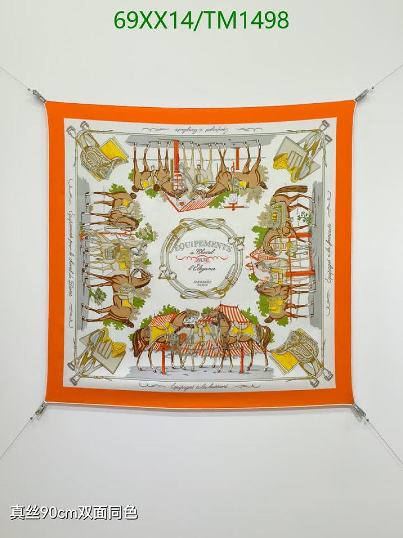 Hermes-Scarf Code: TM1498 $: 69USD