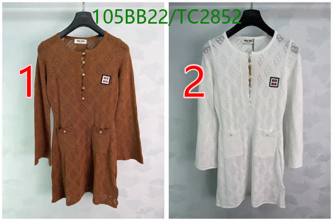 Miu Miu-Clothing Code: TC2852 $: 105USD