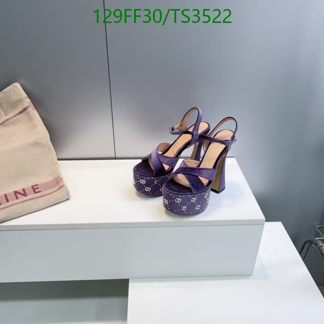 Gucci-Women Shoes Code: TS3522 $: 129USD