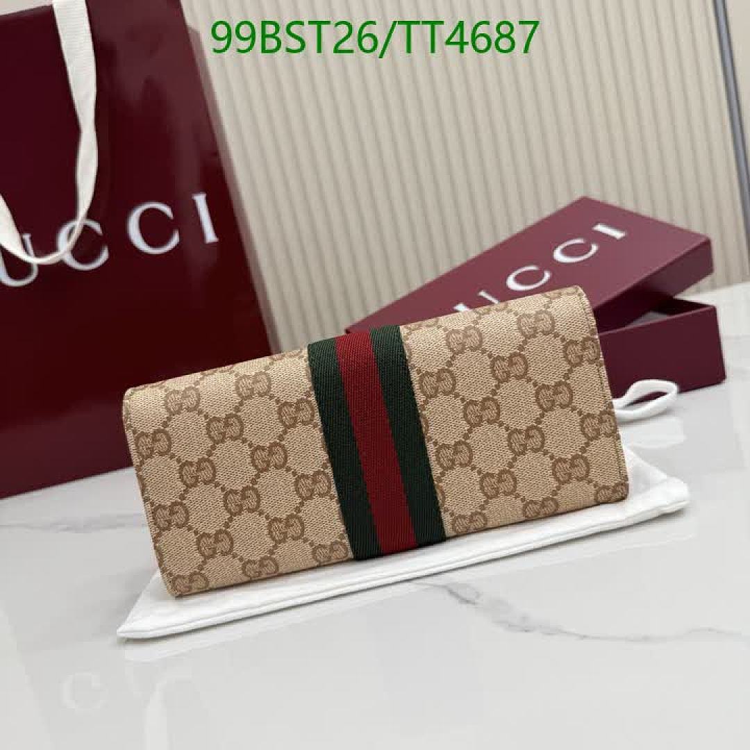 Gucci-Wallet Mirror Quality Code: TT4687 $: 99USD