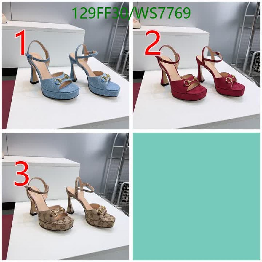 Gucci-Women Shoes Code: WS7769 $: 129USD