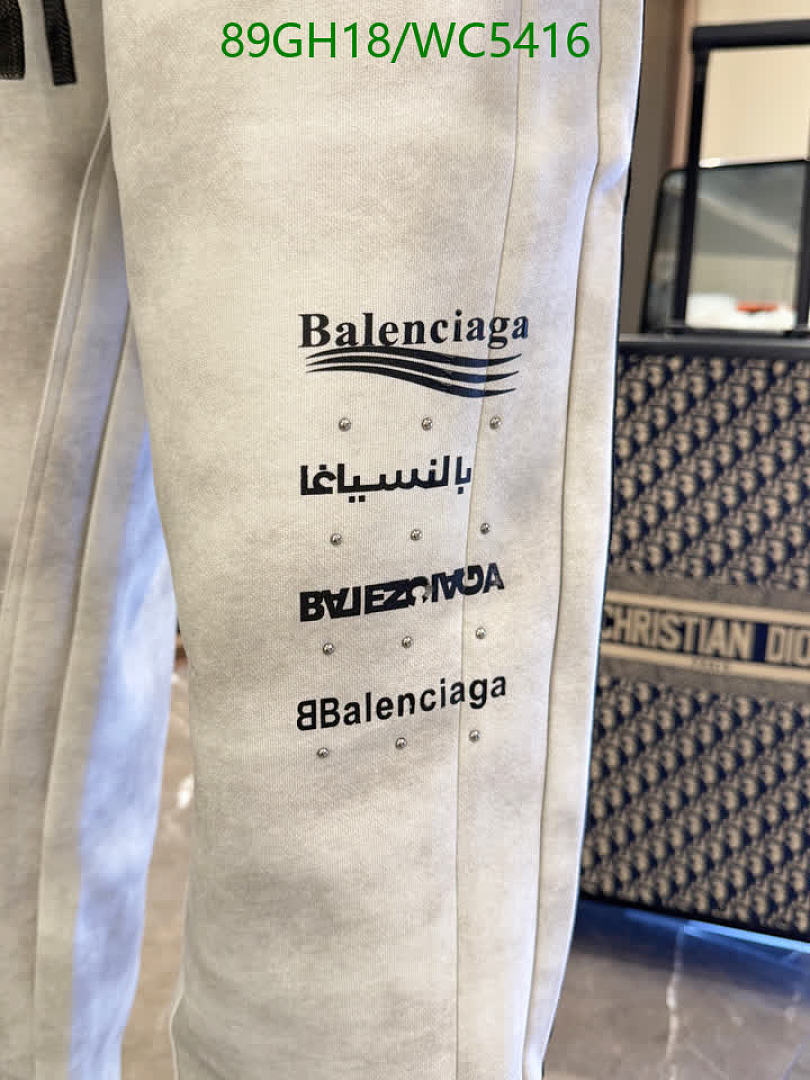 Balenciaga-Clothing Code: WC5416 $: 89USD