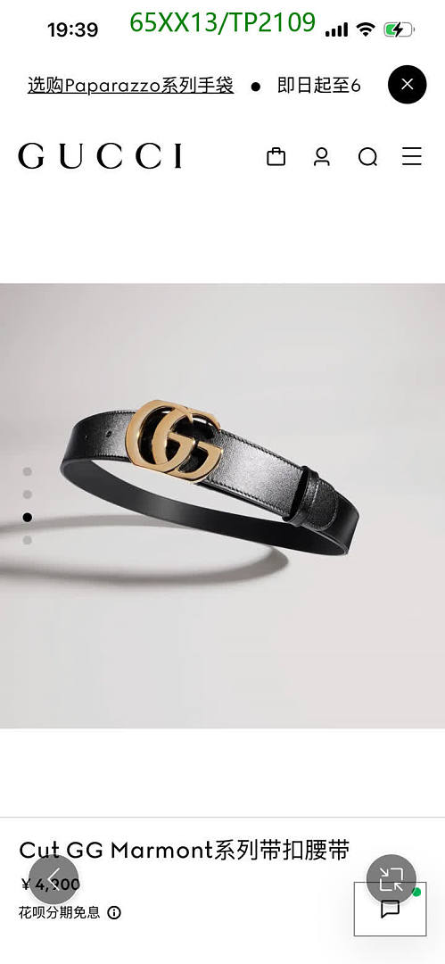 Gucci-Belts Code: TP2109 $: 65USD