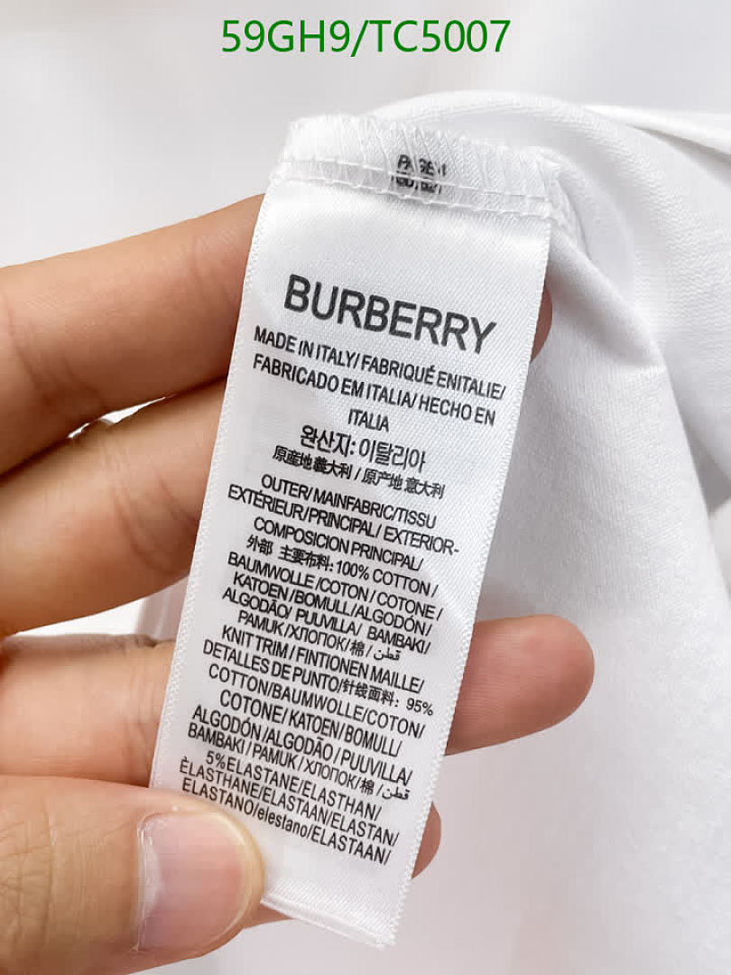 Burberry-Clothing Code: TC5007 $: 59USD