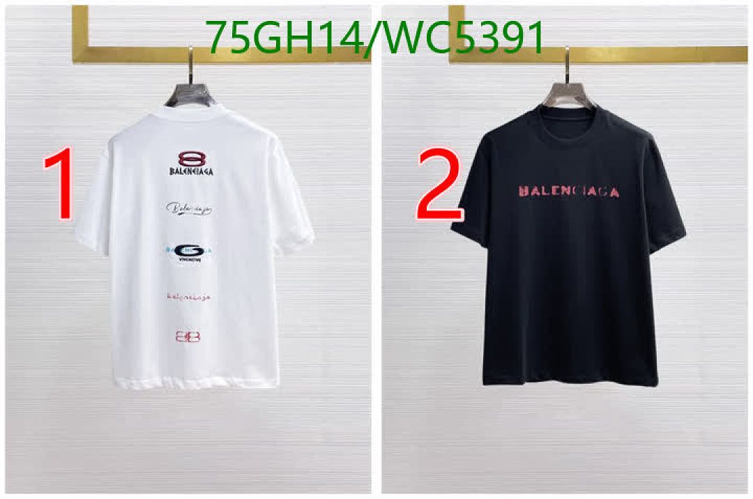 Balenciaga-Clothing Code: WC5391 $: 75USD