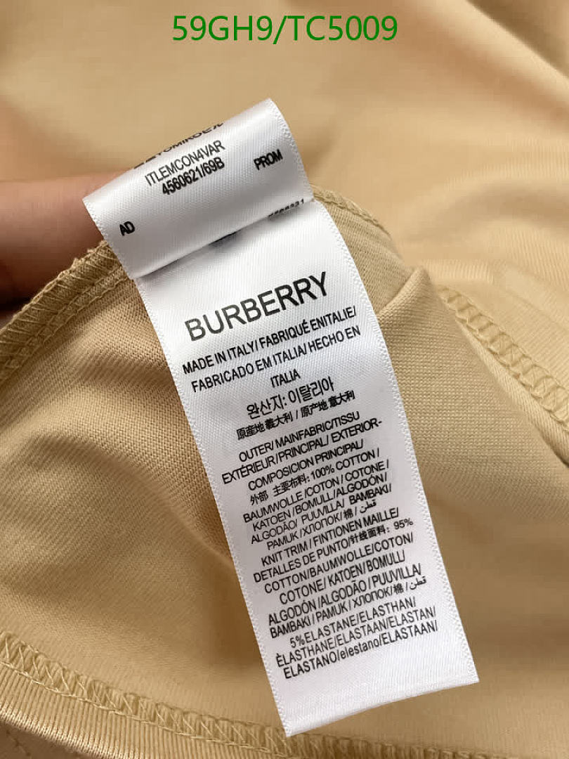Burberry-Clothing Code: TC5009 $: 59USD