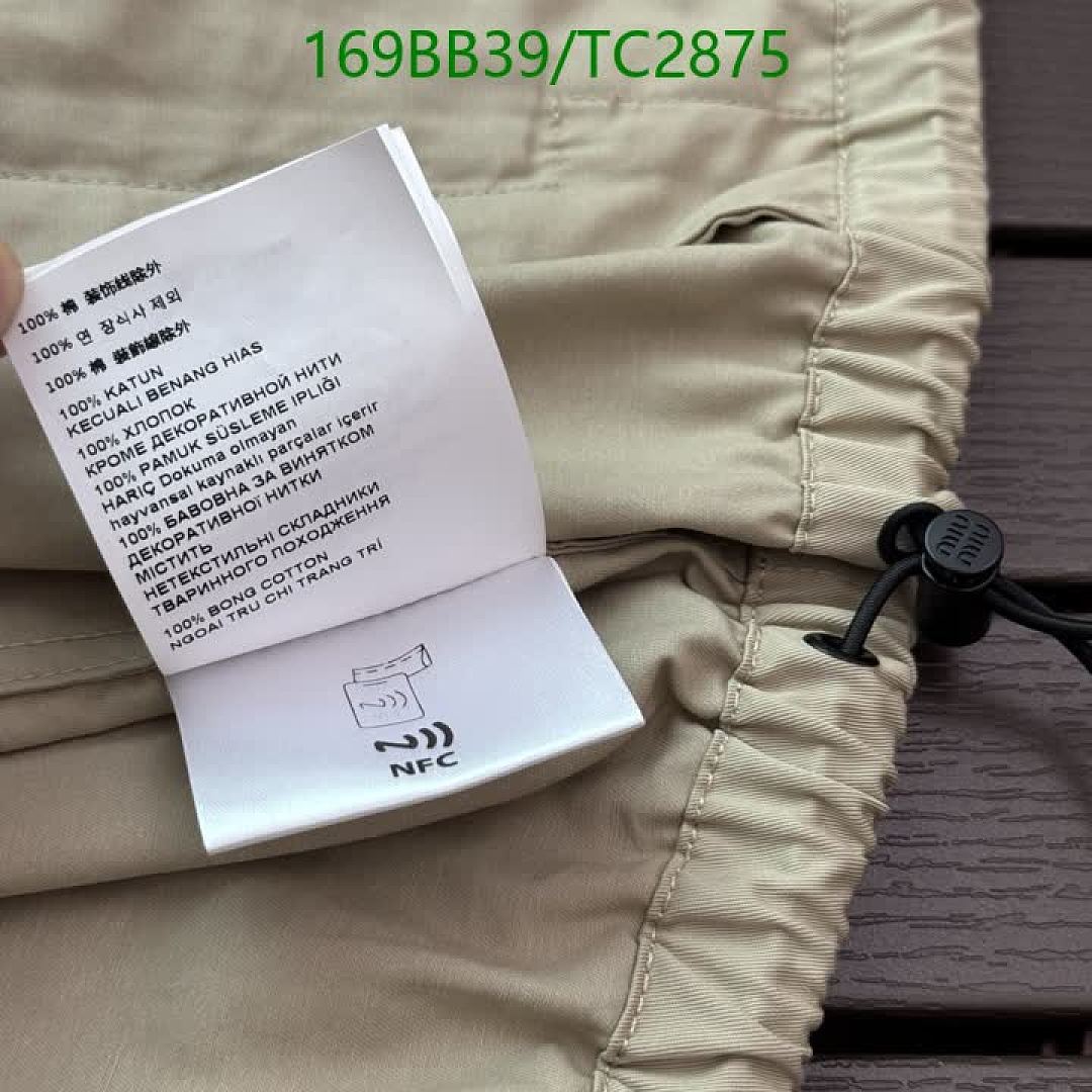 Miu Miu-Clothing Code: TC2875 $: 169USD
