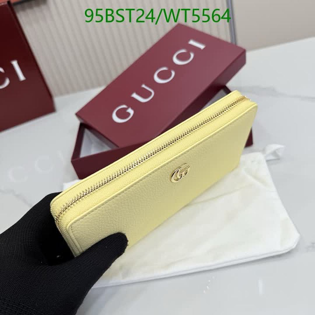 Gucci-Wallet Mirror Quality Code: WT5564 $: 95USD