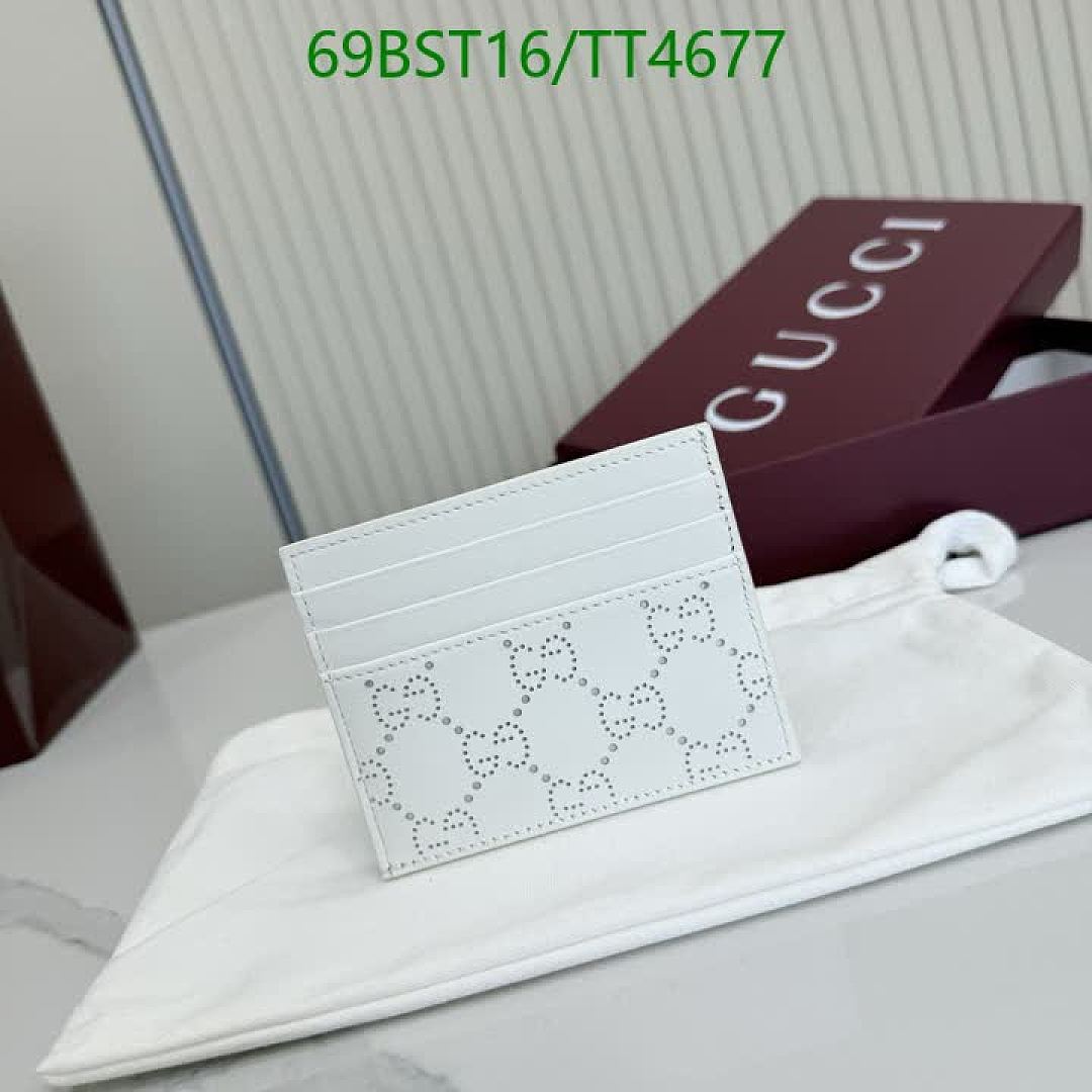 Gucci-Wallet Mirror Quality Code: TT4677 $: 69USD