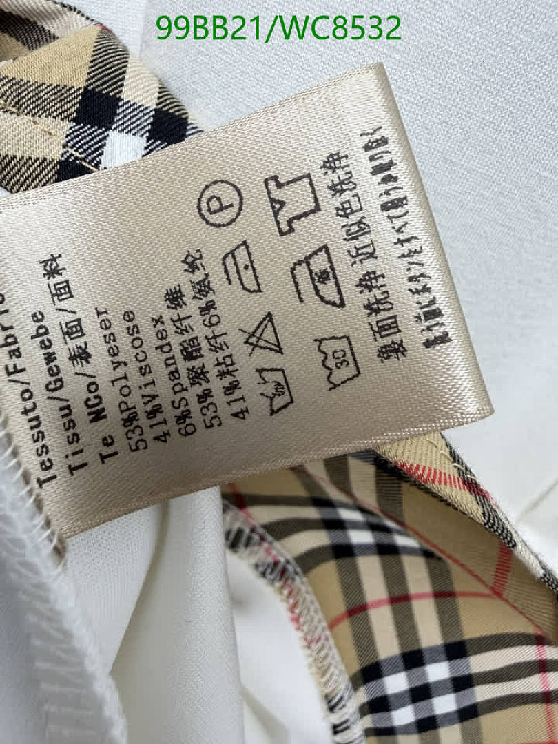 Burberry-Clothing Code: WC8532 $: 99USD