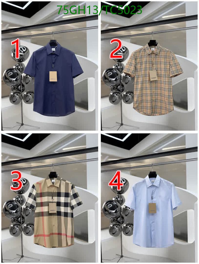 Burberry-Clothing Code: TC5023 $: 75USD