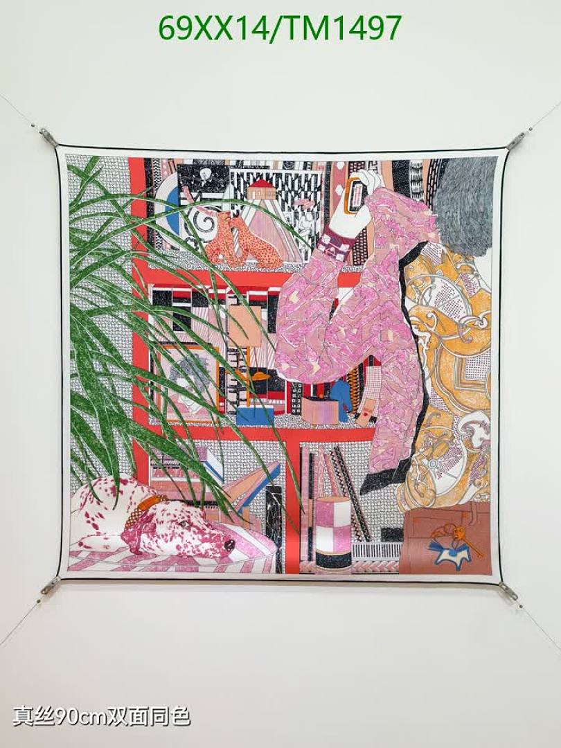 Hermes-Scarf Code: TM1497 $: 69USD