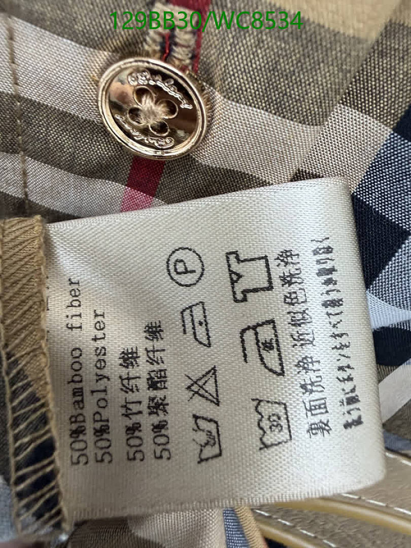 Burberry-Clothing Code: WC8534 $: 129USD