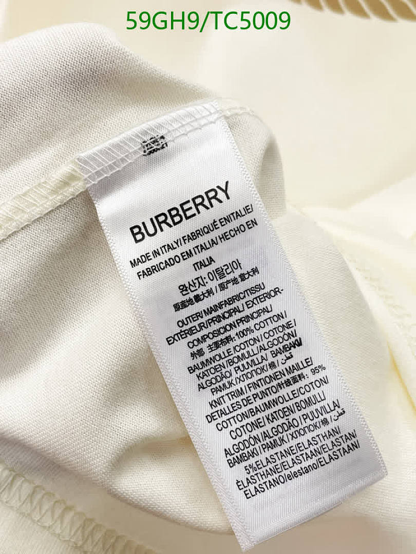 Burberry-Clothing Code: TC5009 $: 59USD