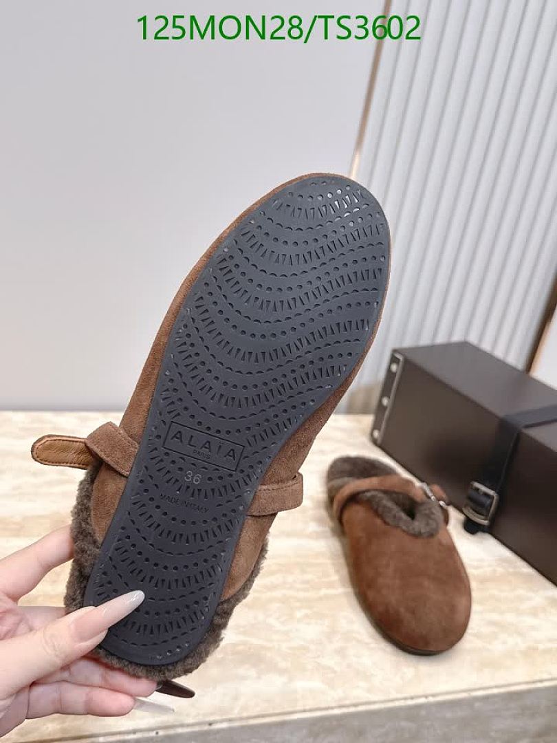 Alaia-Women Shoes Code: TS3602 $: 125USD